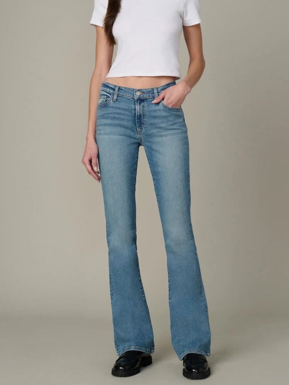 Joe's Jeans Frankie Mid-Rise Bootcut Size 29. Color: Boardwalk, medium blue wash